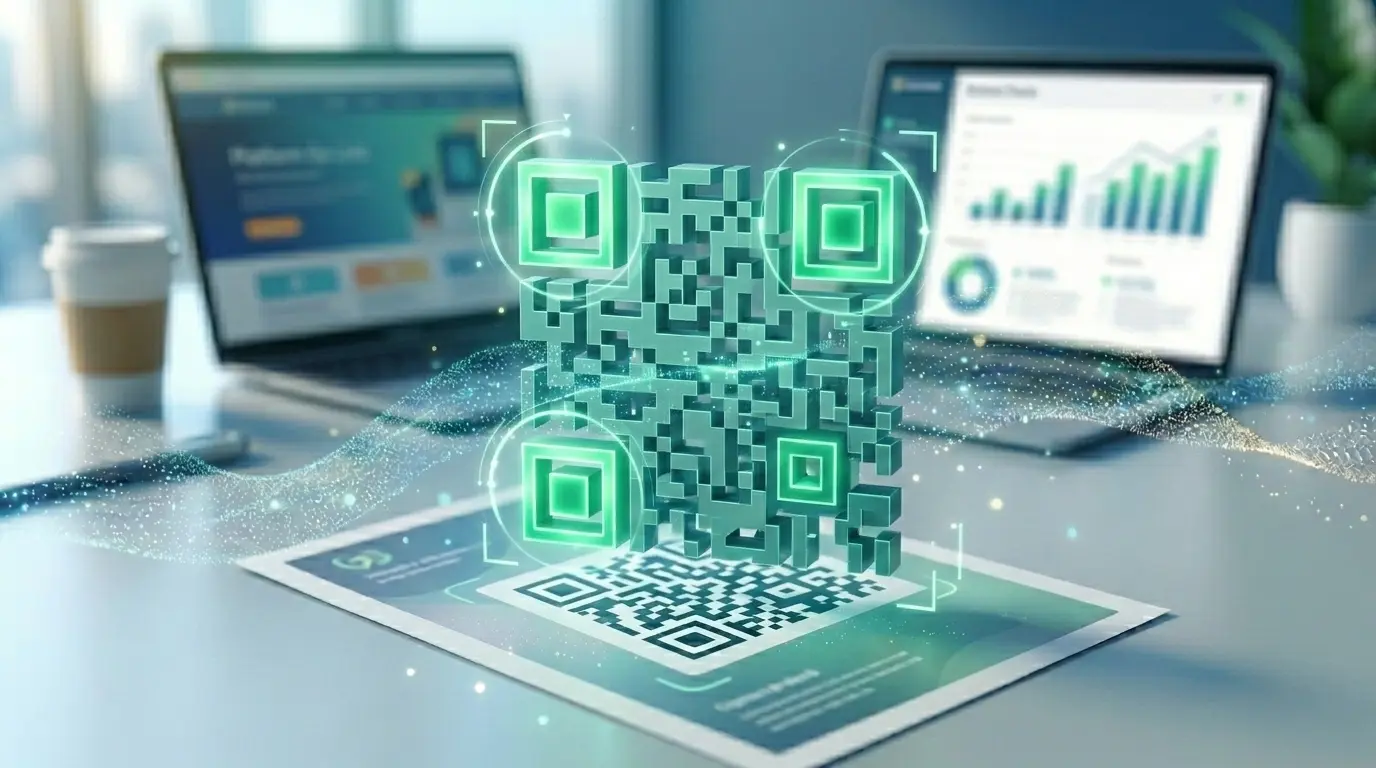 Warum hat ein QR-Code drei grosse Quadrate in den Ecken?