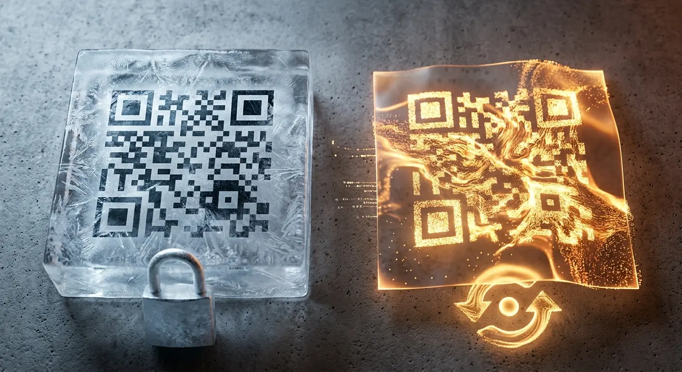 Dynamische vs. Statische QR-Codes: Der Unterschied einfach erklärt
